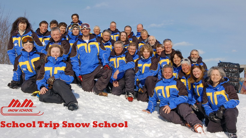 The week day ski school.  Not my best photo but the only one I have.